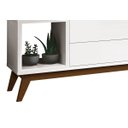 Ver imagem 4 de Rack para TV Delux 1.8 Branco - Móveisaqui
