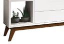 Ver imagem 4 de Rack para TV Delux 1.8 Branco - Móveisaqui