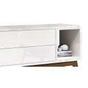 Ver imagem 3 de Rack para TV Delux 1.8 Branco - Móveisaqui
