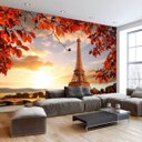 Ver imagem 1 de Papel de Parede paisagem Paris torre eiffel