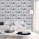 Ver imagem 2 de Papel de Parede desenho ondas do mar