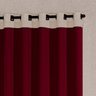 Cortina para Sala ou Quarto 4,00m x 2,50m Berlim Oxford e Ilhós SupriLares Vinho - 3