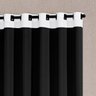 Cortina para Sala ou Quarto 4,00m x 2,50m Berlim Oxford e Ilhós SupriLares Preto - 3