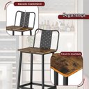 Ver imagem 7 de Kit 2 Banquetas para Cozinha Altas Conjunto 2 Banquetas Altas Aço Industrial