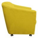 Ver imagem 2 de Kit 2 Poltronas Tilla Decorativa Escritório Suede Amarelo