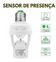 Ver imagem 2 de Kit com 2 Sensores de Presença C/ Fotocélula para Lâmpada Soquete E27