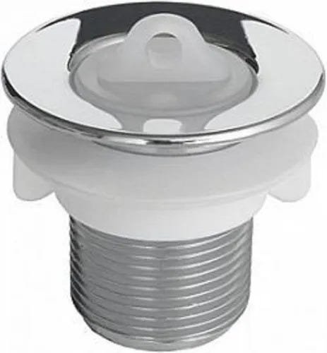 Válvula para Lavatório Abs Cromado com ou Sem Ladrão Universal - 1