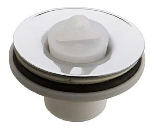 Válvula para Lavatório Abs Cromado com ou Sem Ladrão Universal - 2