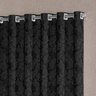 Cortina para Quarto 3,00m x 2,50m Decorativa Tecido Jacquard SupriLares Preto - 3