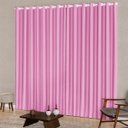 Ver imagem 1 de Cortina para Porta Balcão 2,00m x 2,30m Tecido Oxford com Ilhós SupriLares Rosa