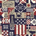 Ver imagem 1 de Papel de Parede Temático Estados Unidos - 3,00x0,5m