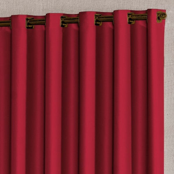 Cortina para Janela 2,00m x 1,70m Tecido Oxford para Decoração SupriLares Vermelho - 3