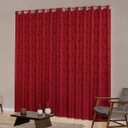 Ver imagem 1 de Cortina para Janela 2,00m x 1,70m Tecido Jacquard Varão Simples SupriLares Vermelho