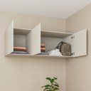 Ver imagem 5 de Ponte Modular Casal 100% MDF 3 Portas Orion CabeCasa MadeiraOriginals
