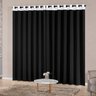 Cortina para Janela 2,00m x 1,70m Berlim Tecido Oxford e Ilhós SupriLares Preto - 1