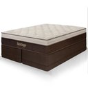 Ver imagem 2 de Cama Box com Saia + Colchão King Size Santiago Molas Ensacadas Pillow Paparazzi 193x203x70cm -