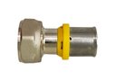Ver imagem 1 de Conector Fêmea Móvel Prensar Gás 26mmx1" Multicamada Sferagas Kit com 4 Unidades
