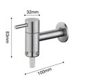 Ver imagem 3 de Torneira Inox C/ Bico P/ Mangueira Jardim/tanque Link Doan Nox11