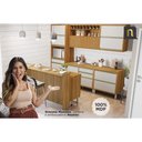 Ver imagem 6 de Módulo Cozinha Nesher Imperatriz Armário Baronesa Canto Reto C/ 2 Nichos 93cm Freijó-nesher