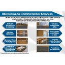 Ver imagem 2 de Módulo Cozinha Nesher Imperatriz Armário Baronesa Canto Reto C/ 2 Nichos 93cm Freijó-nesher