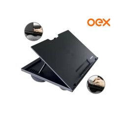 BASE SUPORTE E APOIO DE COLO PARA NOTEBOOK OEX PRETO AC100 - 3