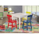 Ver imagem 1 de Conjunto Infantil Espanha Mesa com 4 Cadeiras - Colorido