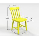 Ver imagem 5 de Conjunto Infantil Espanha Mesa com 4 Cadeiras - Colorido