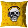 Kit 2 Almofadas Cheias Caveira 40cm Quarto Sala com Zíper - 3