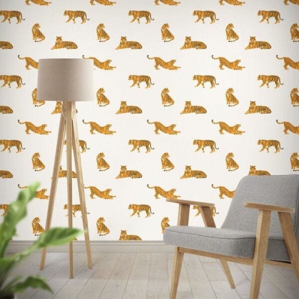 Papel de Parede tigres pequenos - 1