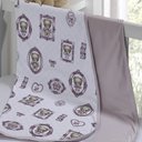 Ver imagem 1 de Cueiro Duplo Tecebem Baby Cristina Malha Estampado kinder Rosa