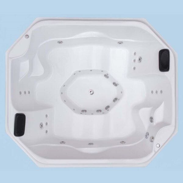 Spa Gramado 2,10 x 1,80 x 0,85 Cor:Branca - Gel Coat - Painel de controle 9 funções - Aquecedor - 11 - 1