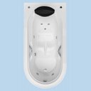 Ver imagem 1 de Banheira Hidromassagem Retangular Manaus - 1,60x0,90x0,52 - Acrílico - 3 Jatos Plus - Aquecedor el -