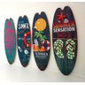 Kit 4 Prancha Surf Summer Mdf 40x15cm Decoração Praia Verão - 3