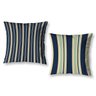 Kit 2 Almofadas Cheias Sala Quarto Listras 40cm com Zíper - 1