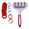 CORTADOR CONFEIRTARIA ROLO CORTA TIRAS LAÇOS PARA MASSA TEXTURIZADOR PASTA AMERICANA - 4