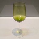 Ver imagem 3 de Jogo 2 Peças Taça de Vidro 460ml Verde 24x9x9cm Vinho Água Espumante Champagne