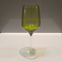 Ver imagem 4 de Jogo 2 Peças Taça de Vidro 460ml Verde 24x9x9cm Vinho Água Espumante Champagne