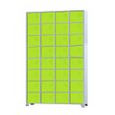 Ver imagem 1 de Armário Roupeiro de Aço para Vestiário 32 Portas Locker Verde com Chave