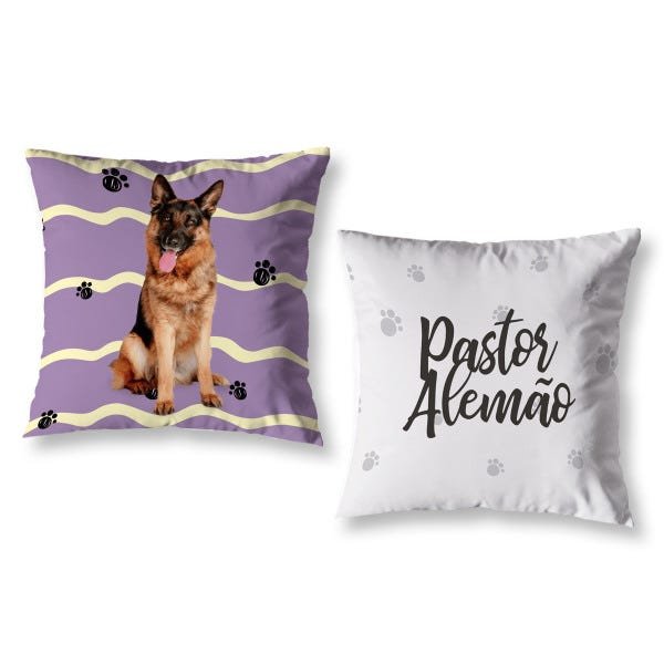 Kit 2 Almofadas Cheias Quarto Cama 40cm Pet Cachorro Pastor - 1