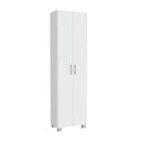 Ver imagem 2 de Armário Multiuso Dallas 2 Portas com Pés Branco San Marino