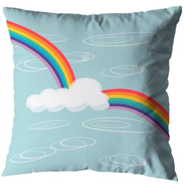 Kit 2 Almofadas Cheias Quarto Infantil Menina 40cm Zíper - 3