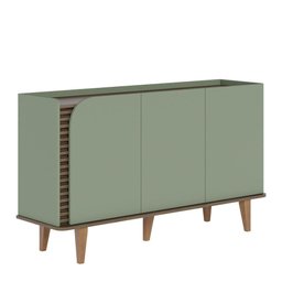 Sala de Jantar Jurerê com Cristaleira e Buffet Aparador Hortelã/amêndoa - Colibri - 4