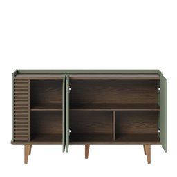 Sala de Jantar Jurerê com Cristaleira e Buffet Aparador Hortelã/amêndoa - Colibri - 5