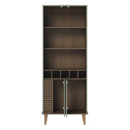 Sala de Jantar Jurerê com Cristaleira e Buffet Aparador Hortelã/amêndoa - Colibri - 3