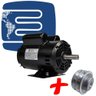 Motor Elétrico Monofásico 3cv 4 Pólos Baixa Rotação C/ Polia - 1