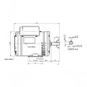 Ver imagem 3 de Motor Elétrico Monofásico 3cv 4 Pólos Baixa Rotação C/ Polia