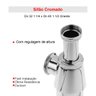 Sifão Cromado Para Tanque E Cozinha 1.1/4 32 Dn 1.1/2 Dn 40 - 5
