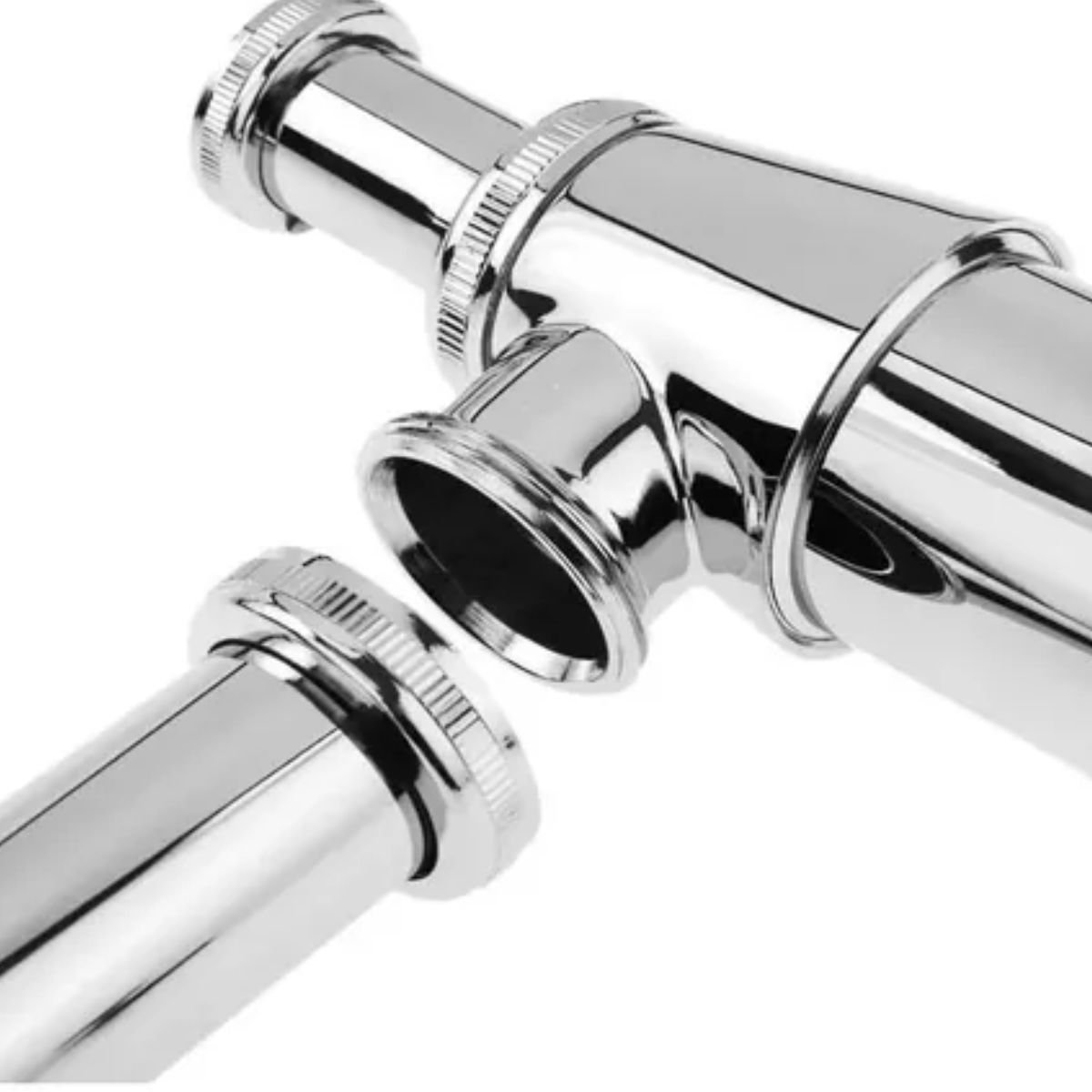 Sifão Cromado Para Tanque E Cozinha 1.1/4 32 Dn 1.1/2 Dn 40 - 2