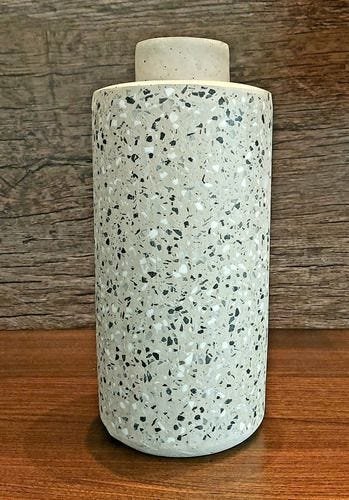 Vaso de Cimento 28cm - Mart Urban Fashion Loft com Buque de Rosas Artificiais - 5