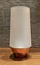 Ver imagem 3 de Vaso de Vidro Rosé Gold e Fumê 30cm Mocca Mart